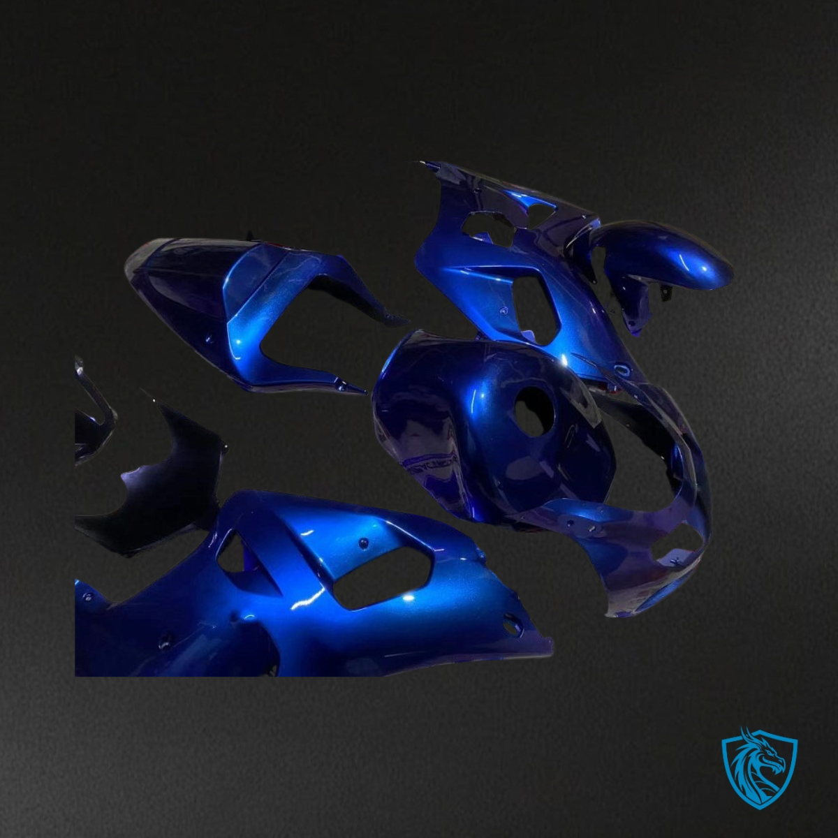 Suzuki GSXR600/750 (2001-2003) Chameleon Effect Blue Fairing Kit - Aftermarket ABS Bodywork