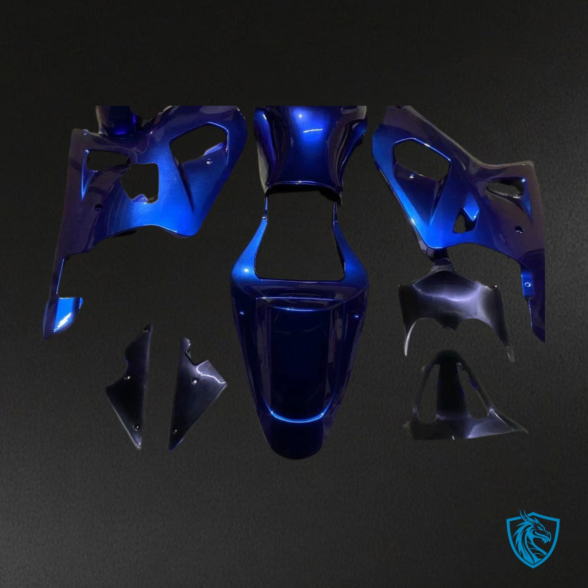 Suzuki GSXR600/750 (2001-2003) Chameleon Effect Blue Fairing Kit - Aftermarket ABS Bodywork
