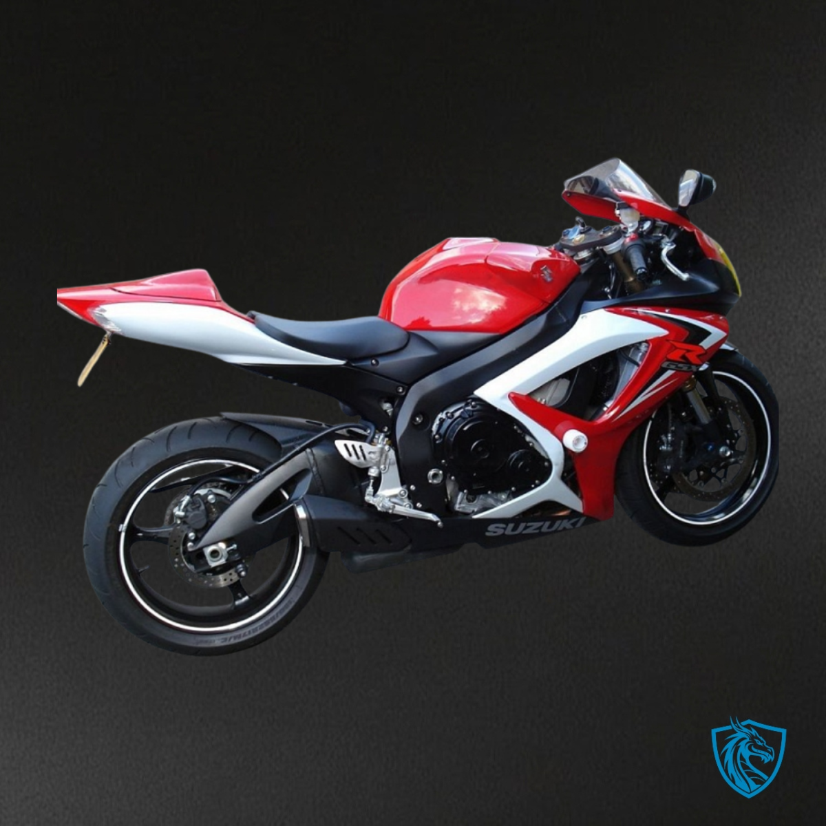 Suzuki GSXR600/750 (2006-2007) Red & White Fairing Kit - Aftermarket ABS Bodywork