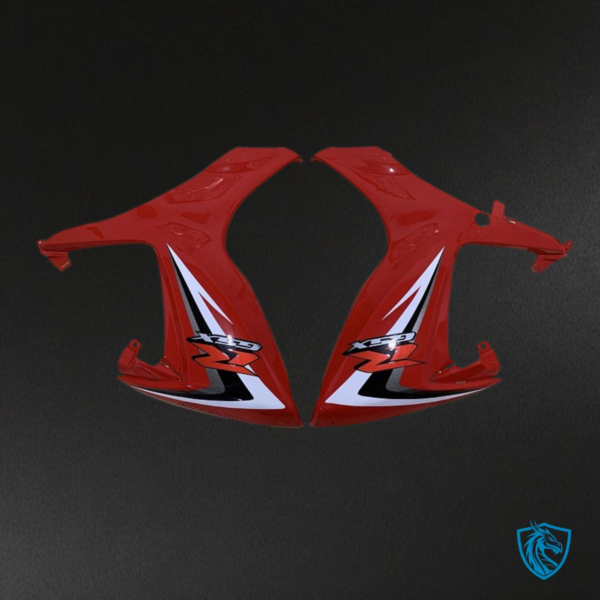 Suzuki GSXR600/750 (2006-2007) Red & White Fairing Kit - Aftermarket ABS Bodywork