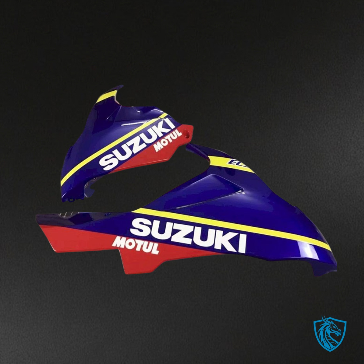 Suzuki GSXR600/750 (2011-2019) Blue, White & Yellow - Custom ABS Fairing Kit
