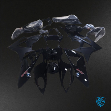 BMW S1000RR HP4 (2009-2014) Black Fairings Kit - Aftermarket ABS Bodywork