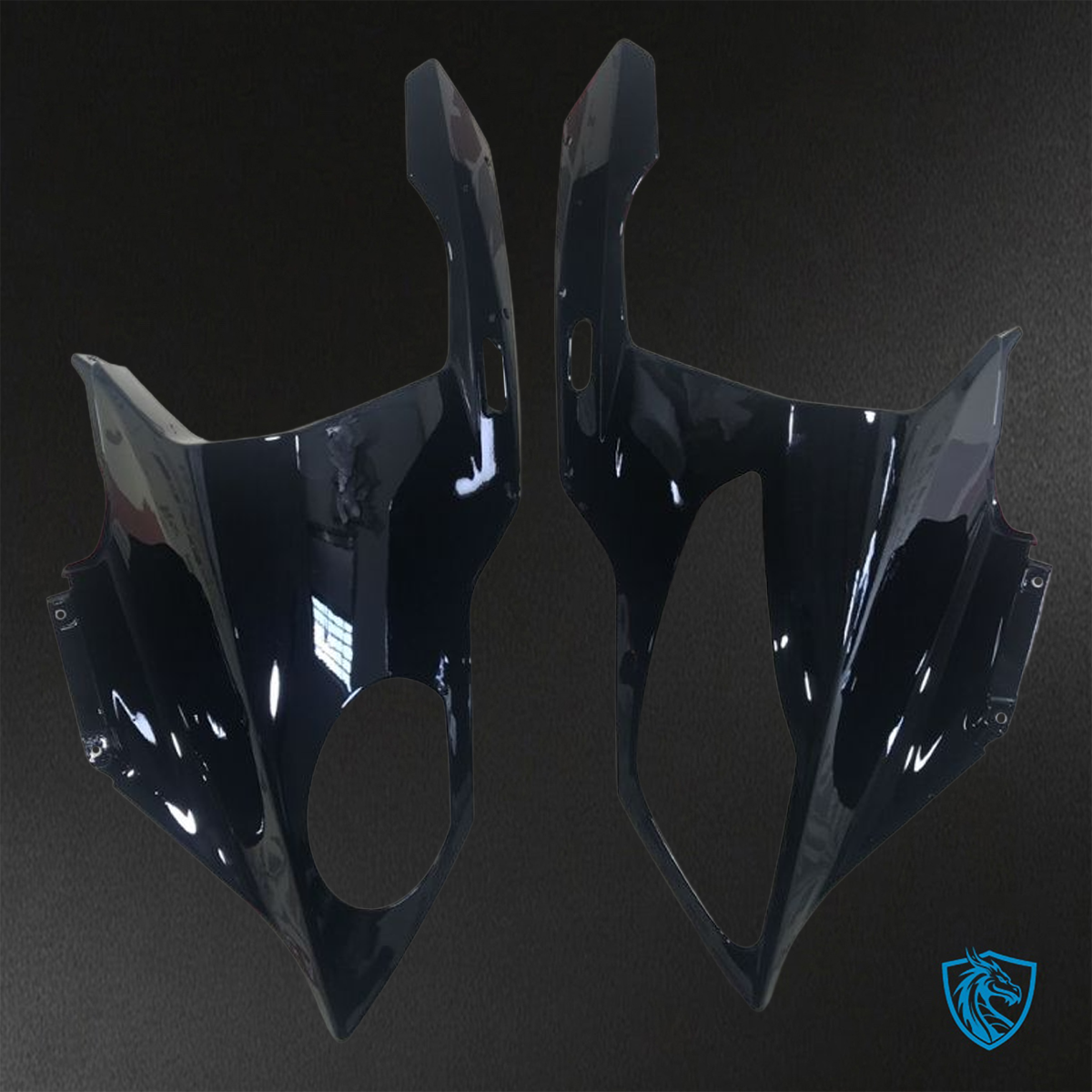 BMW S1000RR HP4 (2009-2014) Black Fairings Kit - Aftermarket ABS Bodywork