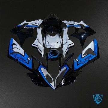 BMW S1000RR HP4 (2009-2014) Blue, White & Black Alpha ABS Bodywork - Fairings Kit
