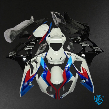 BMW S1000RR HP4 (2009-2014 ) White, Black, Blue & Red Fairings Kit - Aftermarket ABS Bodywork