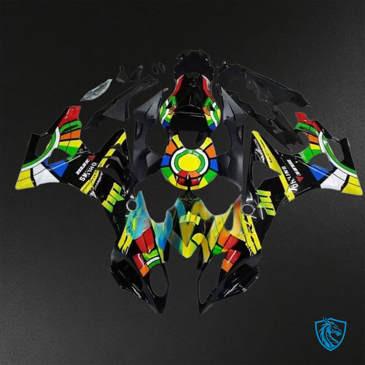 BMW S1000RR (2009-2014) Multicolor - Replacement Motorcycle Fairings Kit