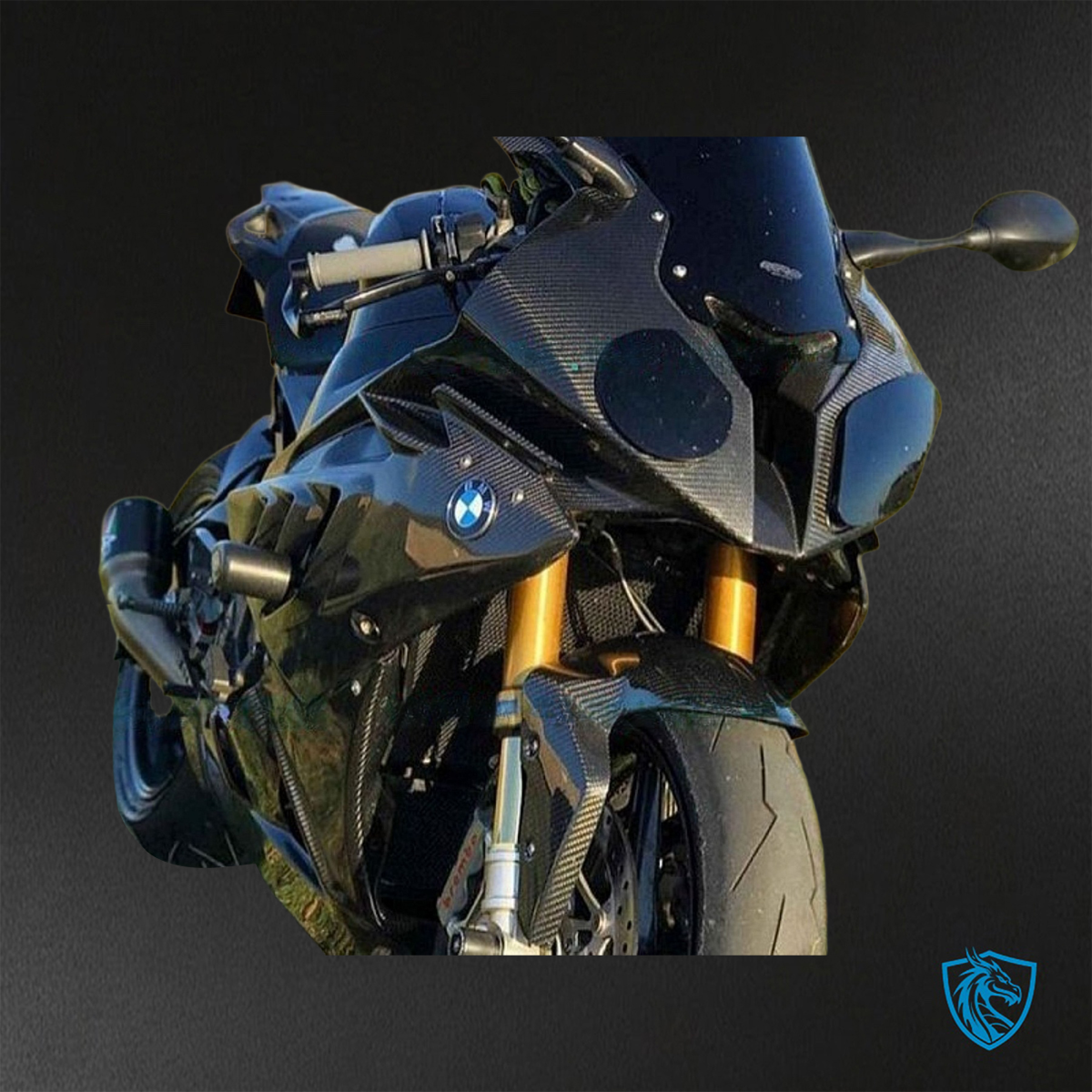 BMW S1000RR HP4 (2009-2014) Black ABS Bodywork - Fairings Kit