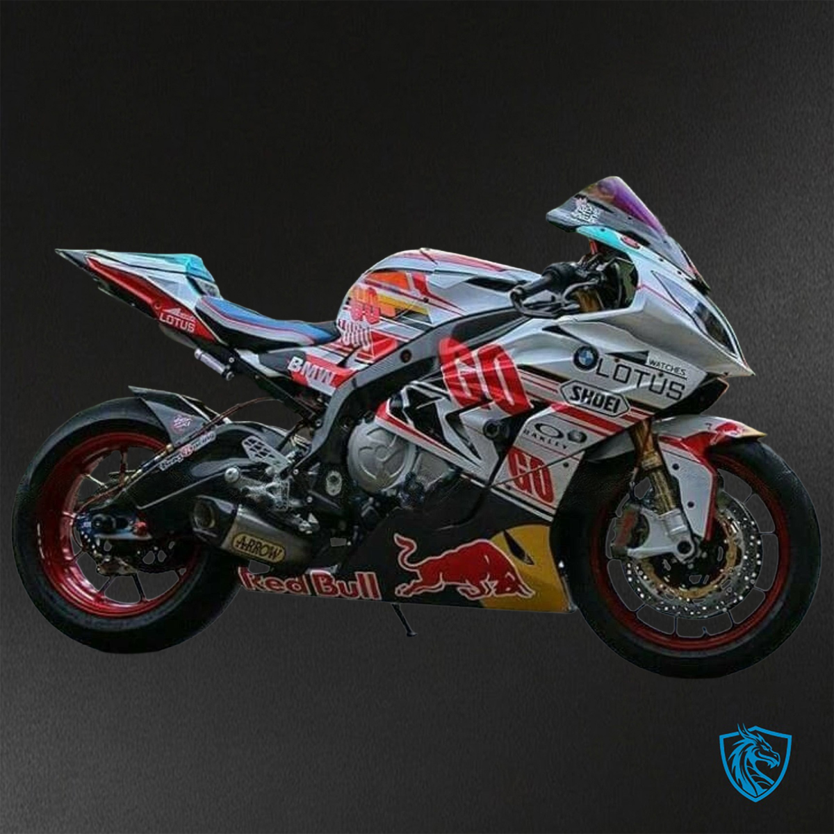 BMW S1000RR (2015-2018) HP4 (2017-2018) Multicolor Red Bull - Replacement Motorcycle Fairings Kit