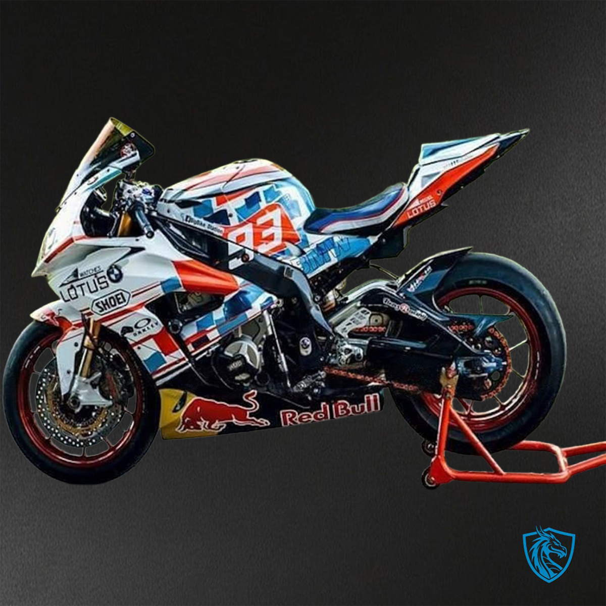 BMW S1000RR (2015-2018) HP4 (2017-2018) Multicolor Red Bull - Replacement Motorcycle Fairings Kit