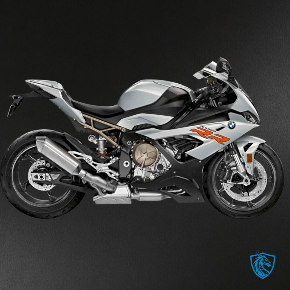 BMW S1000RR (2019-2020) White & Black Fairings Kit - Aftermarket ABS Bodywork
