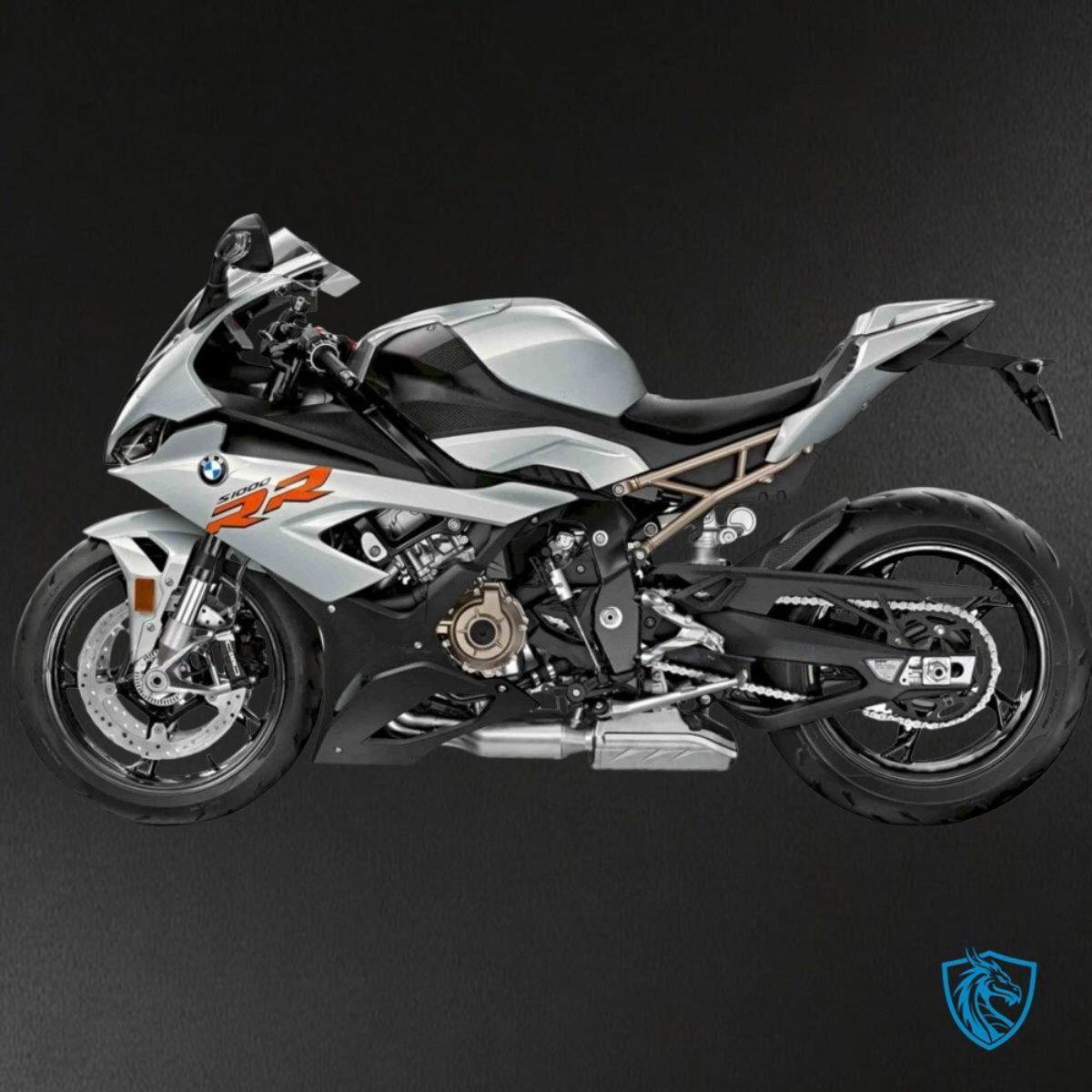 BMW S1000RR (2019-2020) White & Black Fairings Kit - Aftermarket ABS Bodywork