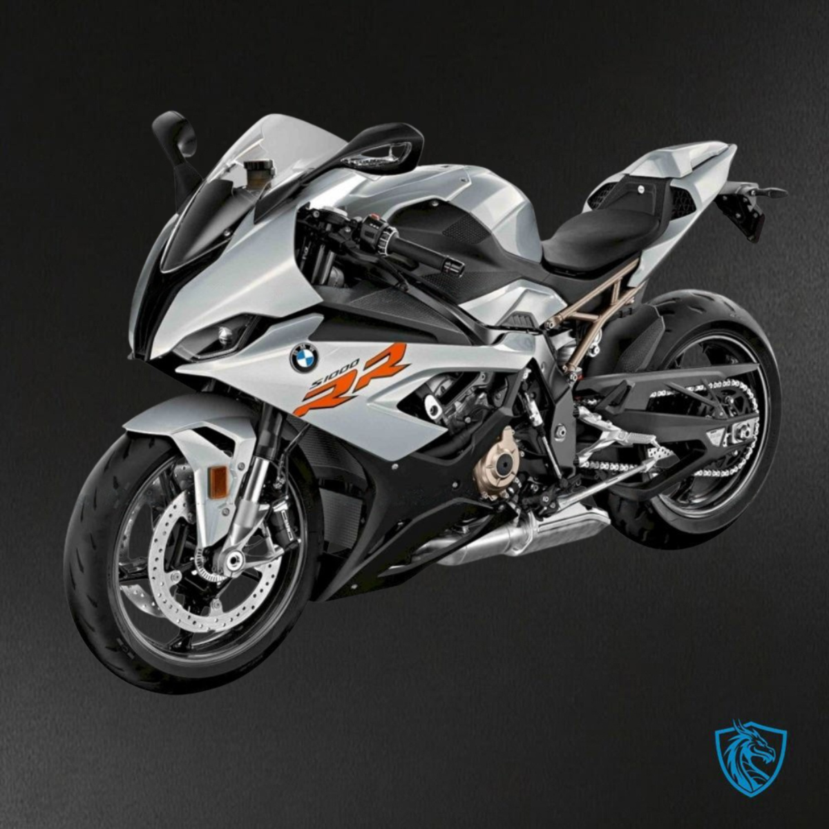 BMW S1000RR (2019-2020) White & Black Fairings Kit - Aftermarket ABS Bodywork