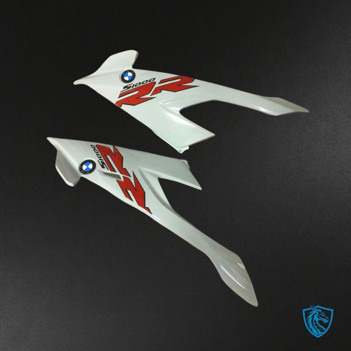 BMW S1000RR (2019-2020) White & Black Fairings Kit - Aftermarket ABS Bodywork