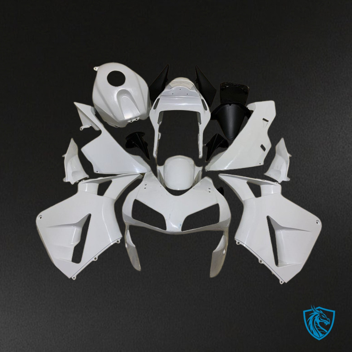 Honda CBR600RR (2003-2004) Gloss White Fairing Kit - Aftermarket ABS Bodywork
