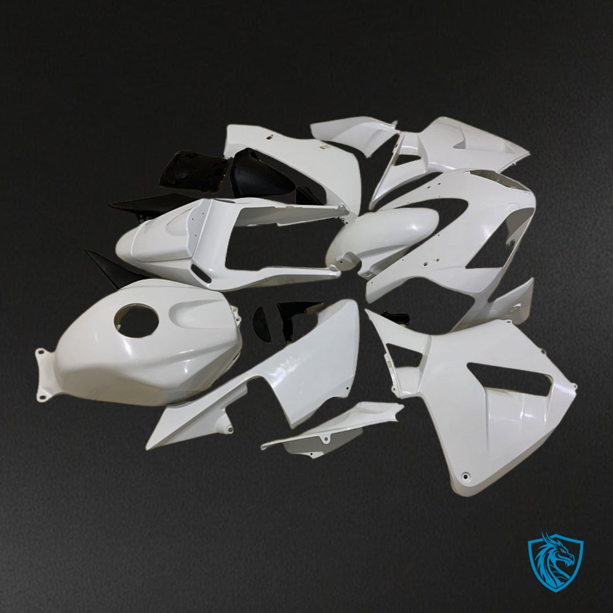 Honda CBR600RR (2003-2004) Gloss White Fairing Kit - Aftermarket ABS Bodywork