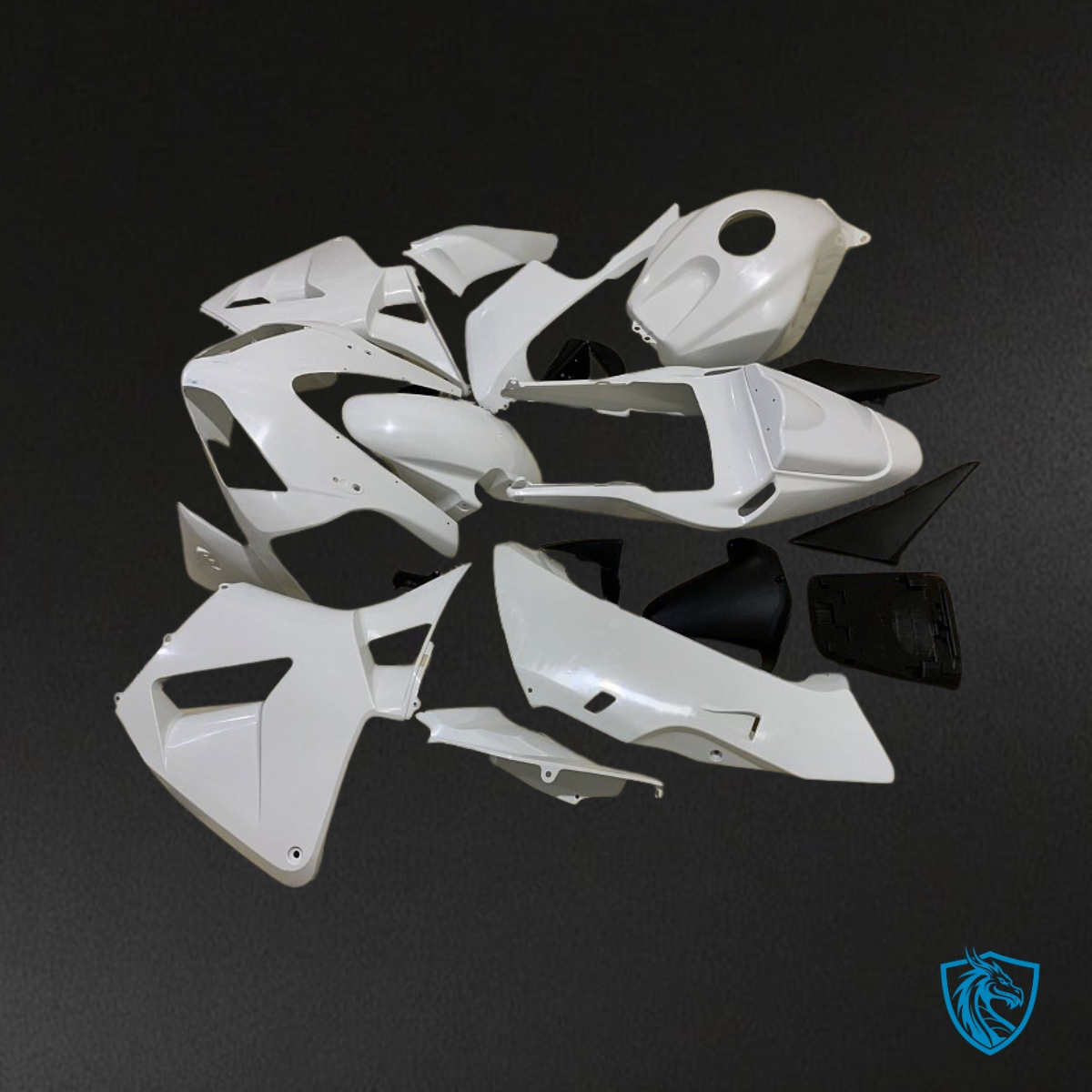 Honda CBR600RR (2003-2004) Gloss White Fairing Kit - Aftermarket ABS Bodywork