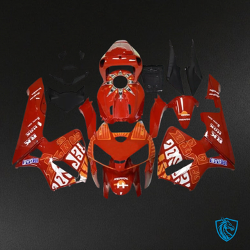 Honda CBR600RR (2005-2006) Rossi Red & Black Fairing Kit | ABS Bodywork