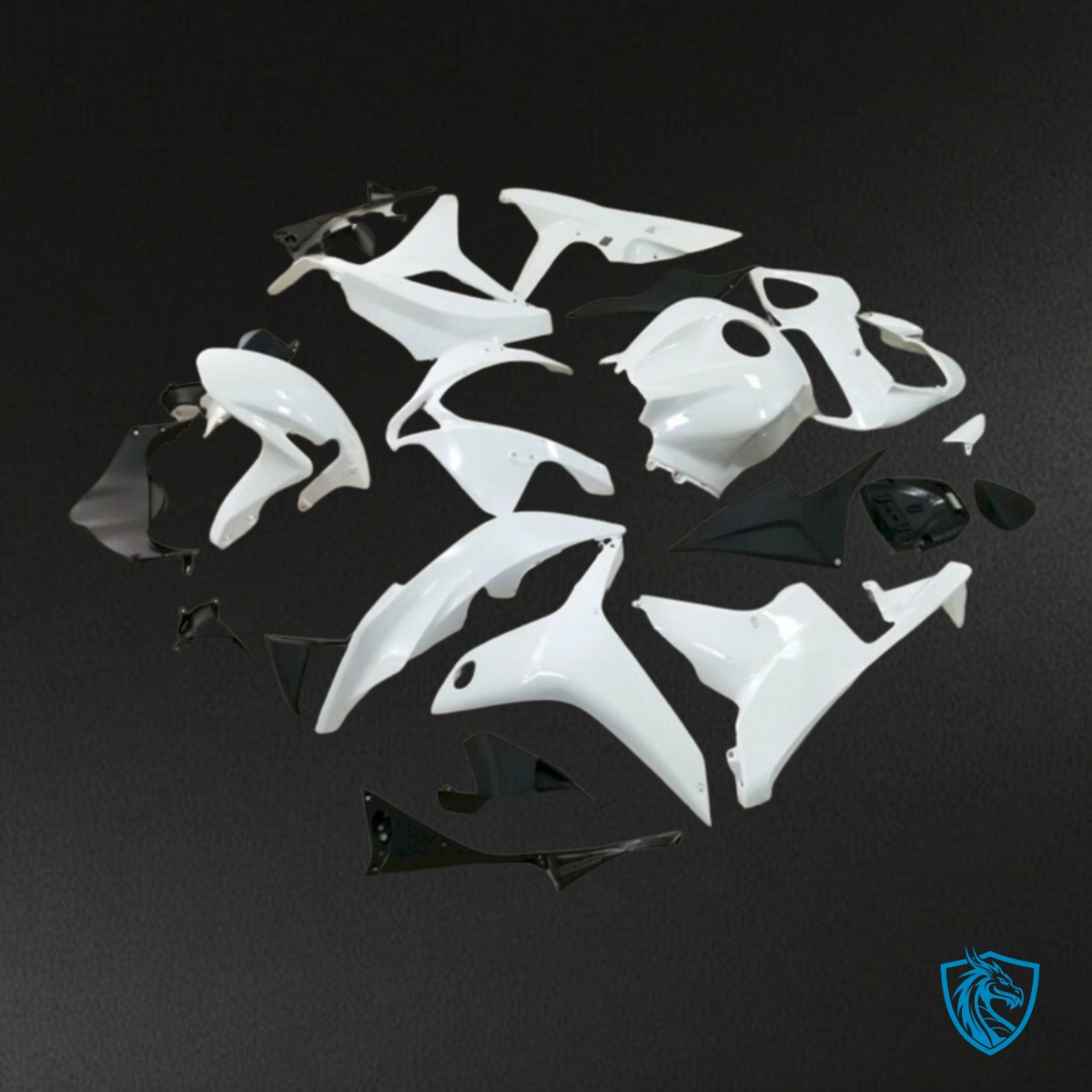 Honda CBR600RR (2007-2008) Gloss White - MERGEment Motorcycle Fairings Kit