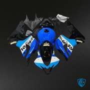 Black, Blue & White