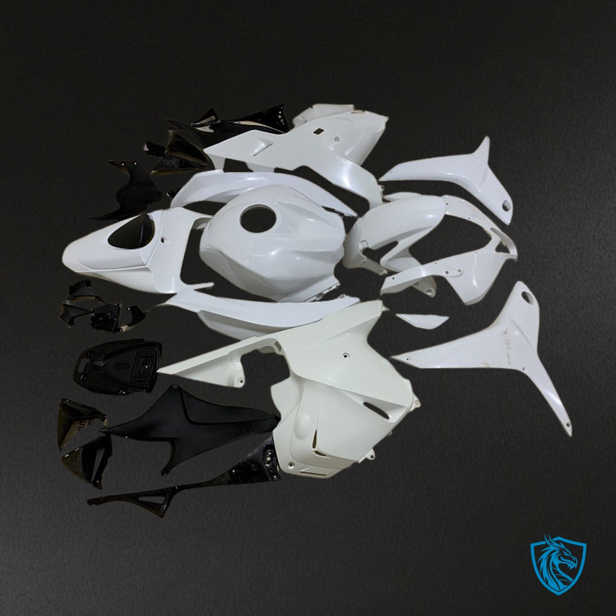 Honda CBR600RR (2009-2012) Gloss White - Custom ABS Fairing Kit