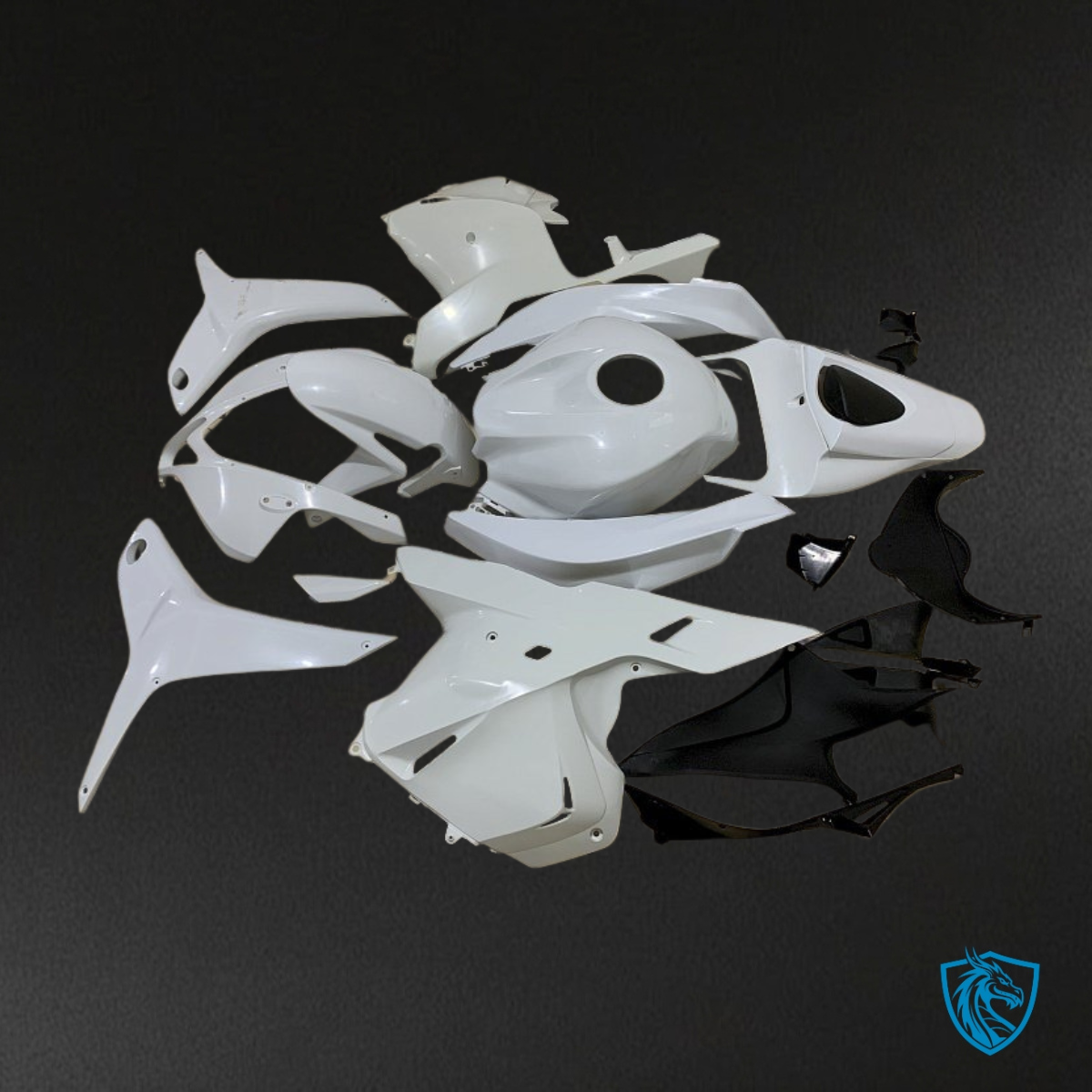 Honda CBR600RR (2009-2012) Gloss White - Custom ABS Fairing Kit