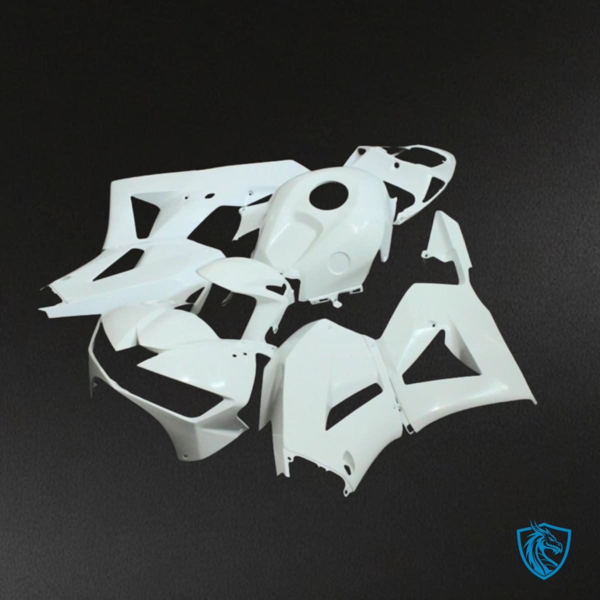 Honda CBR600RR (2013-2018) White & Black Fairing Kit | ABS Bodywork