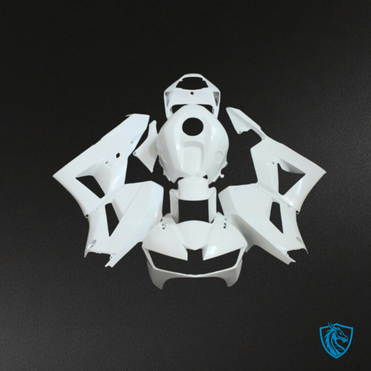 Honda CBR600RR (2013-2018) White & Black Fairing Kit | ABS Bodywork