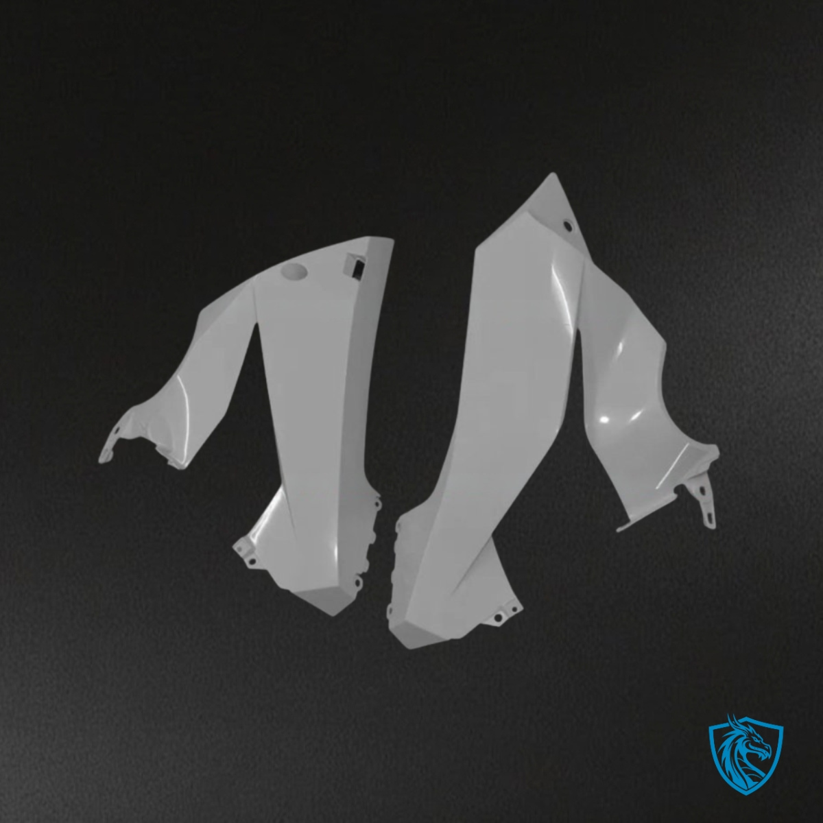 Honda CBR650R (2019-2020) White & Black ABS Bodywork - Fairings Kit