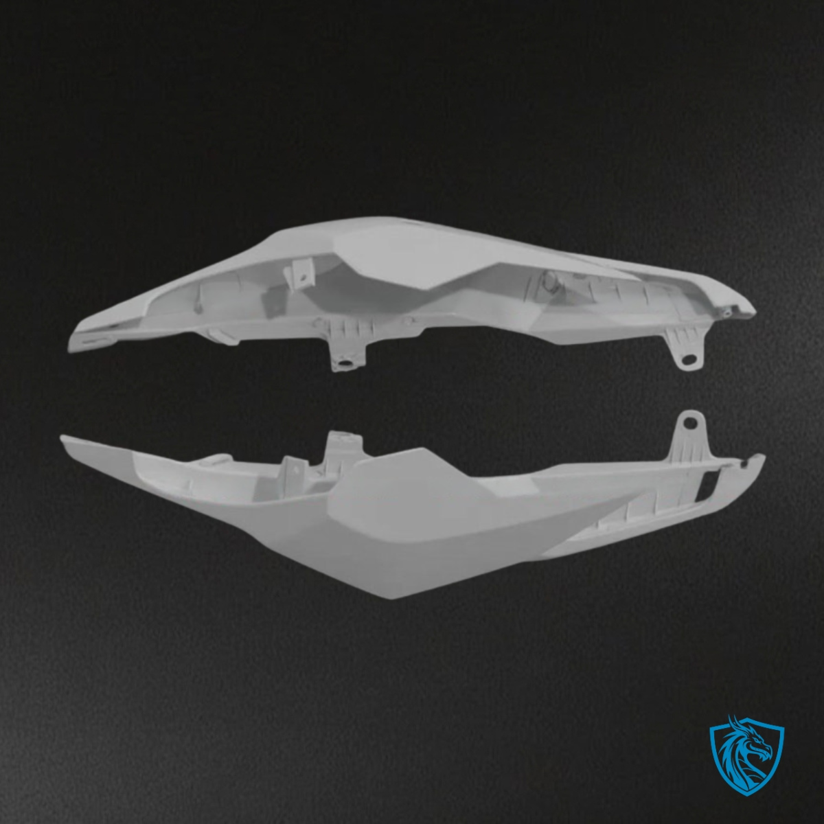 Honda CBR650R (2021-2023) White & Black - Replacement Motorcycle Fairings Kit