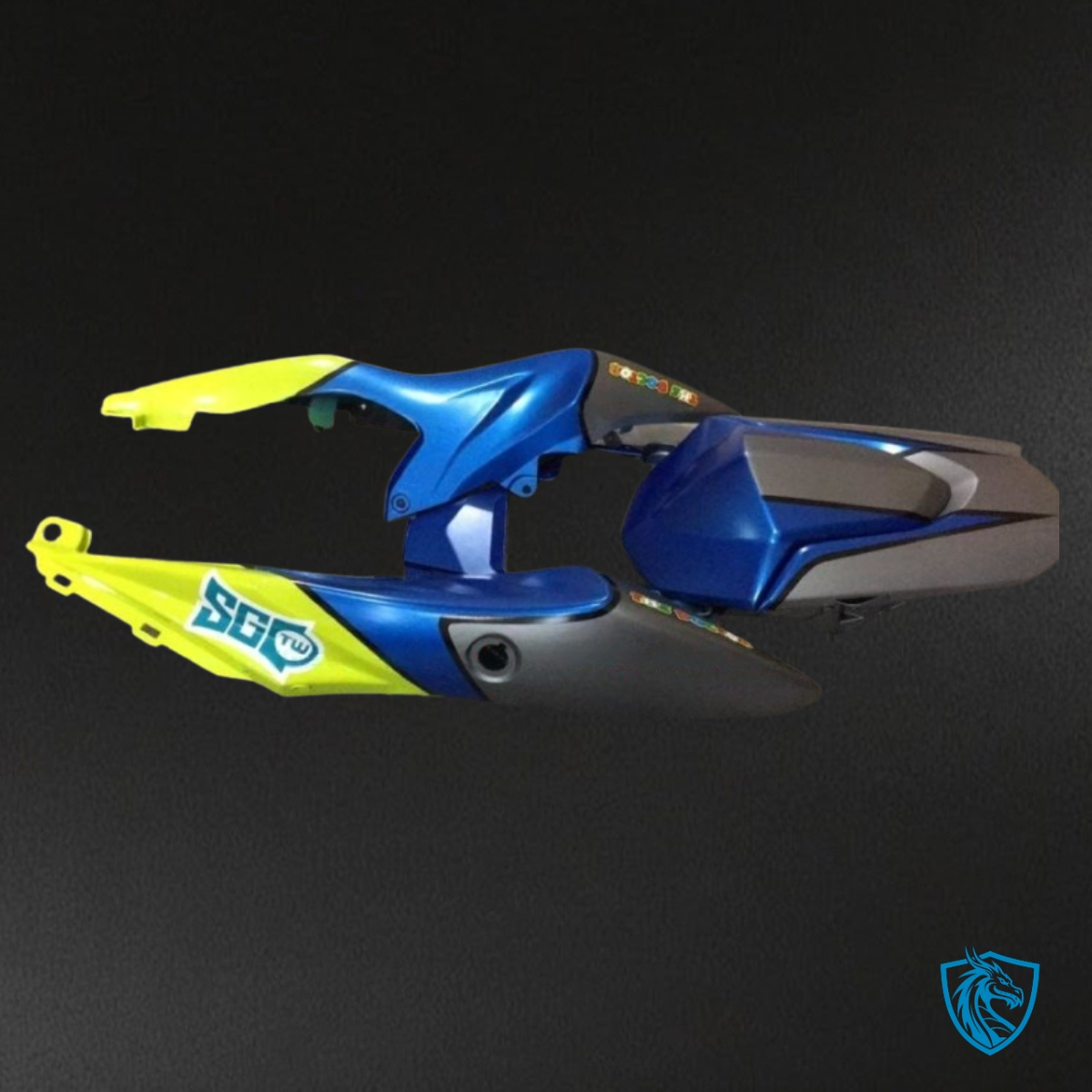 Suzuki GSXR1000 (2009-2016) Blue, Black & Yellow Shark Fairing Kit | ABS Bodywork