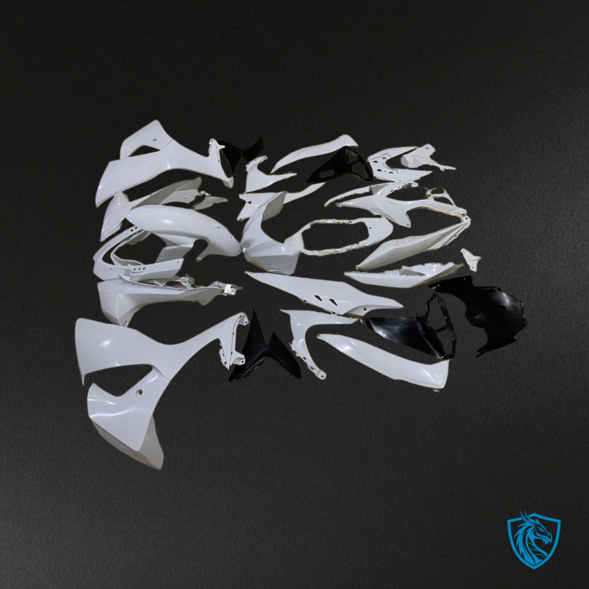 Suzuki GSXR1000 (2009-2016) White Fairing Kit | ABS Bodywork