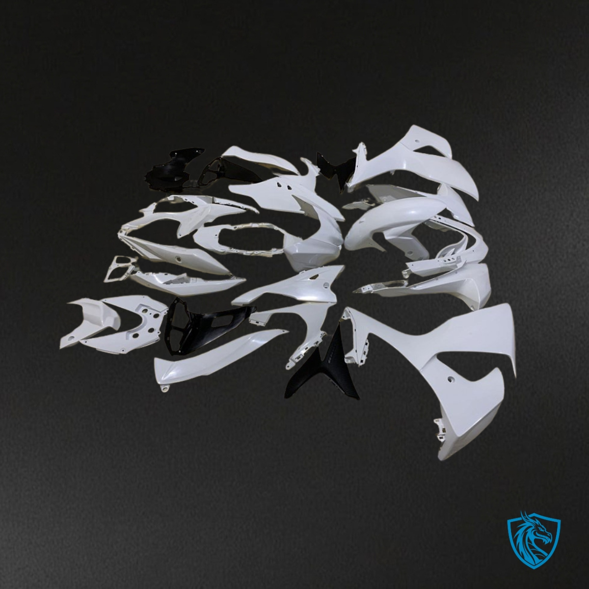 Suzuki GSXR1000 (2009-2016) White Fairing Kit | ABS Bodywork