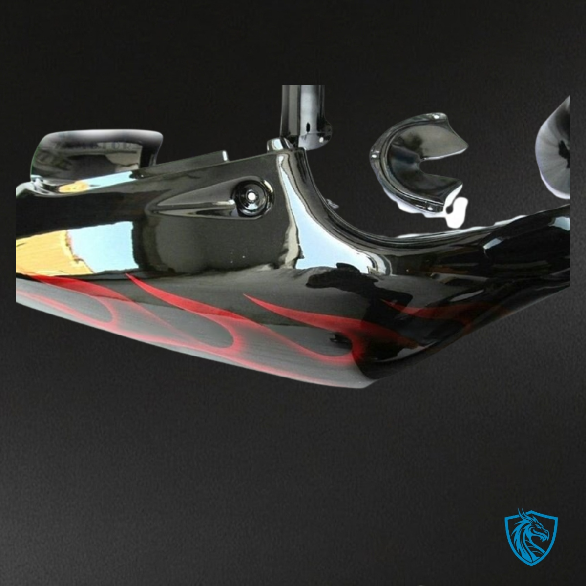 Suzuki GSXR600/750 (1997-2000) Black flame Fairings Kit | ABS Bodywork