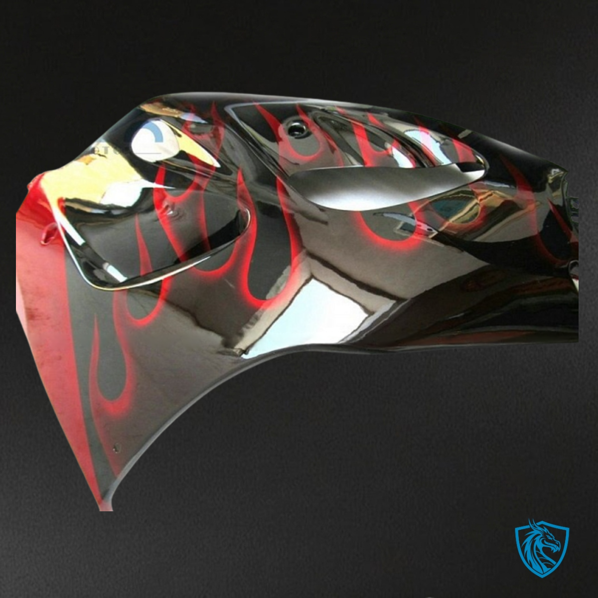 Suzuki GSXR600/750 (1997-2000) Black flame Fairings Kit | ABS Bodywork