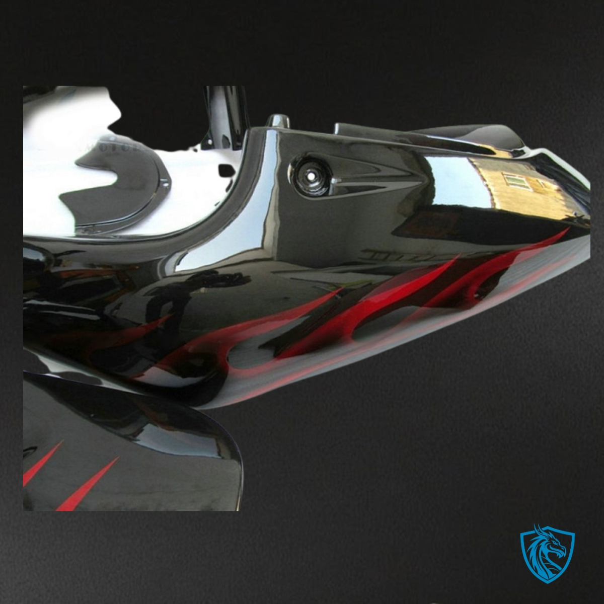 Suzuki GSXR600/750 (1997-2000) Black flame Fairings Kit | ABS Bodywork