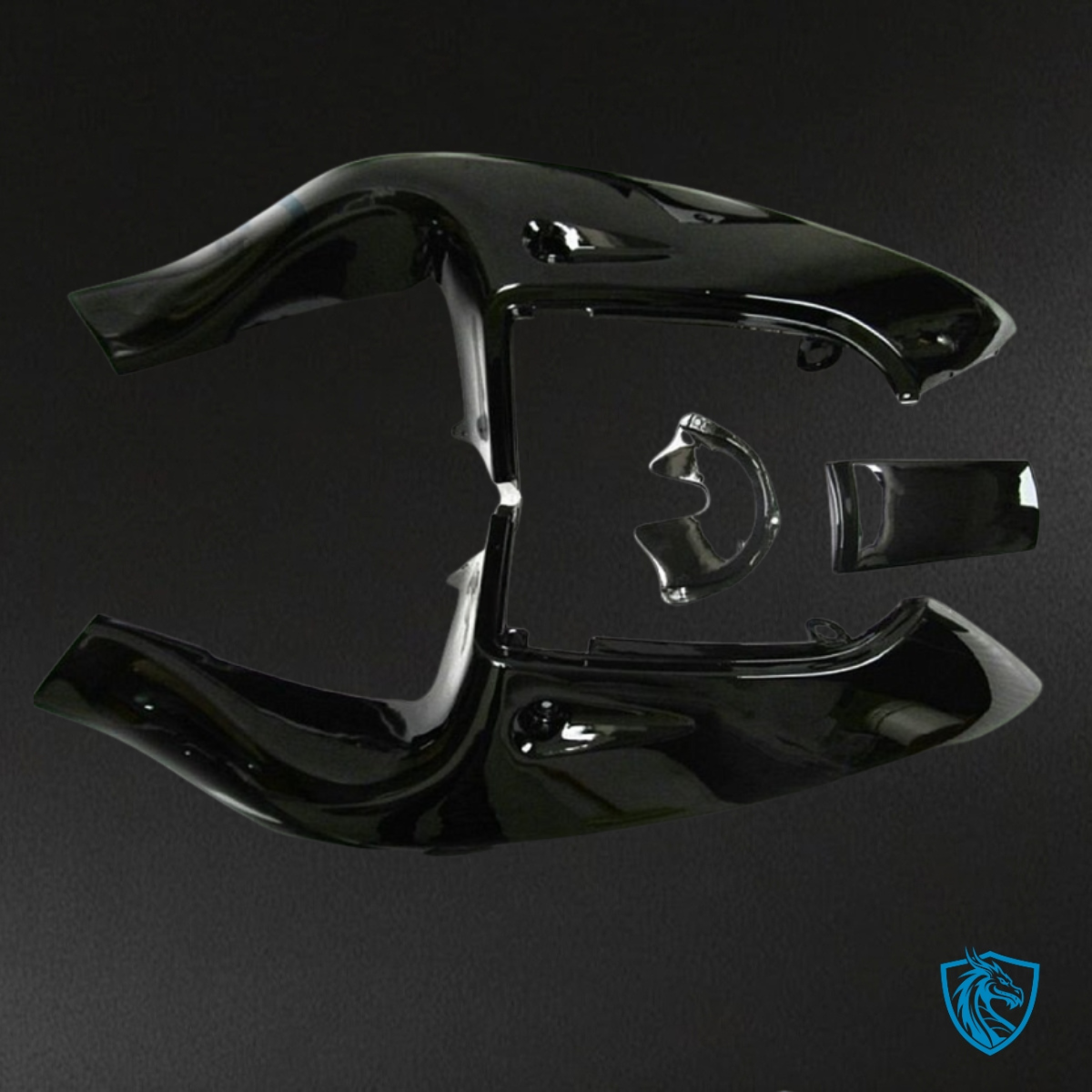Suzuki GSXR600/750 (1997-2000) Black Fairing Kit - Aftermarket ABS Bodywork