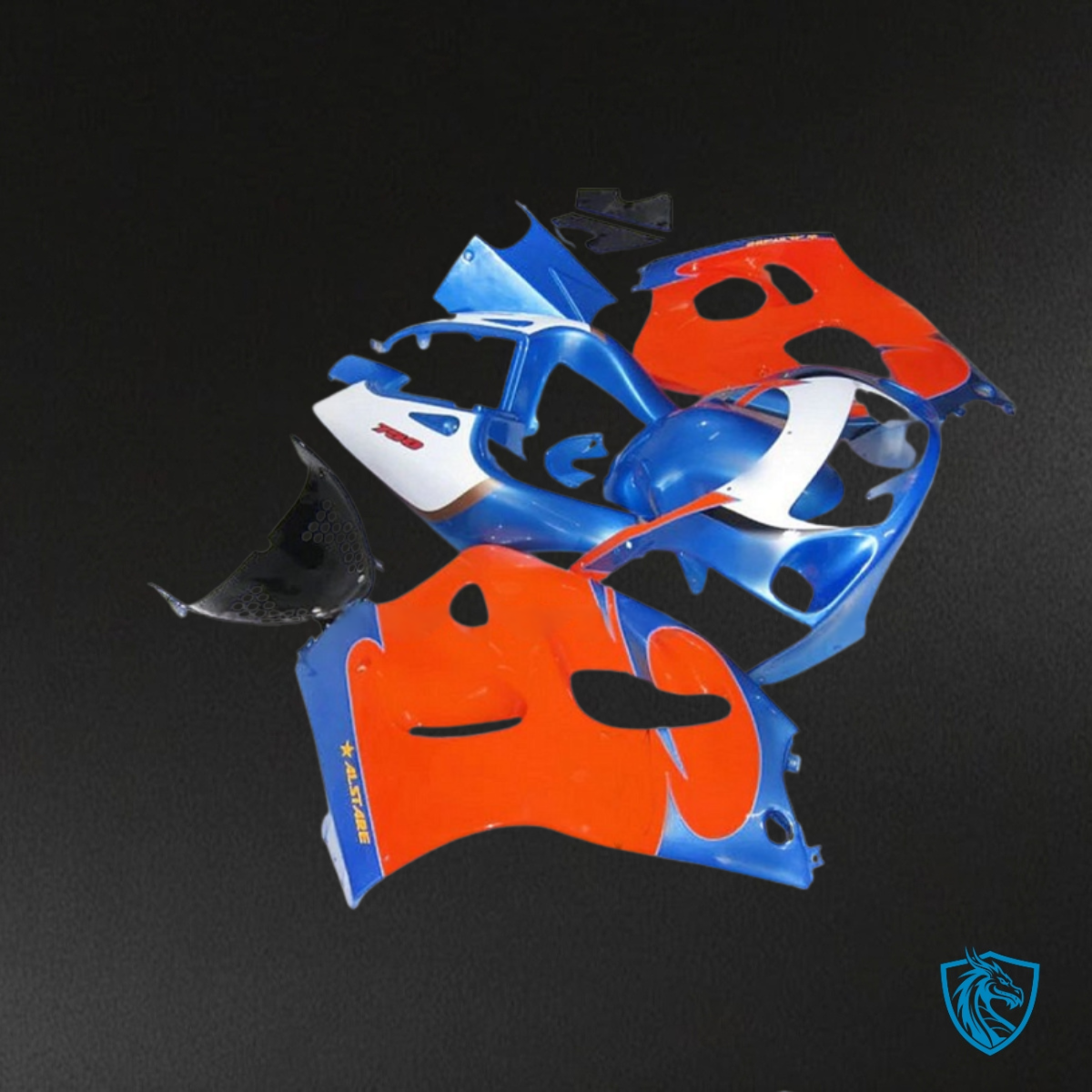 Suzuki GSXR600/750 (1997-2000) Blue & Red Fairings Kit | ABS Bodywork