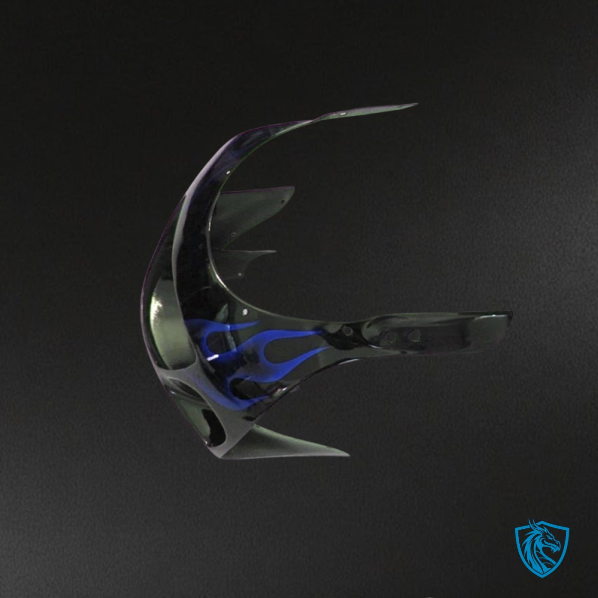 Suzuki GSXR600/750 (1997-2000) Blue flame - Custom ABS Fairing Kit
