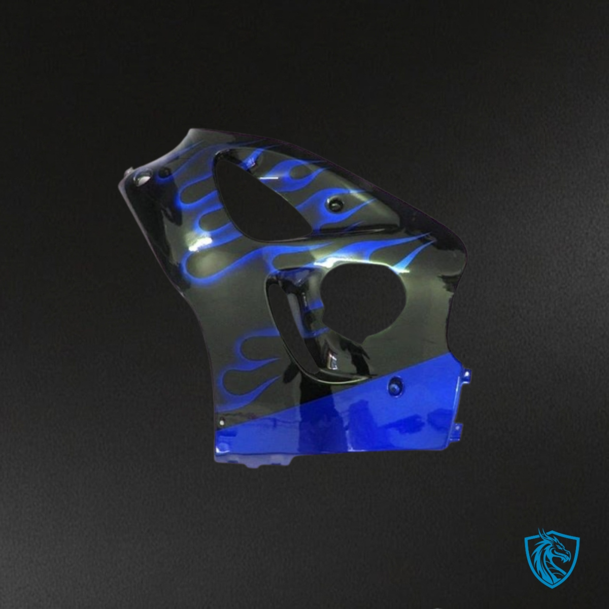 Suzuki GSXR600/750 (1997-2000) Blue flame - Custom ABS Fairing Kit