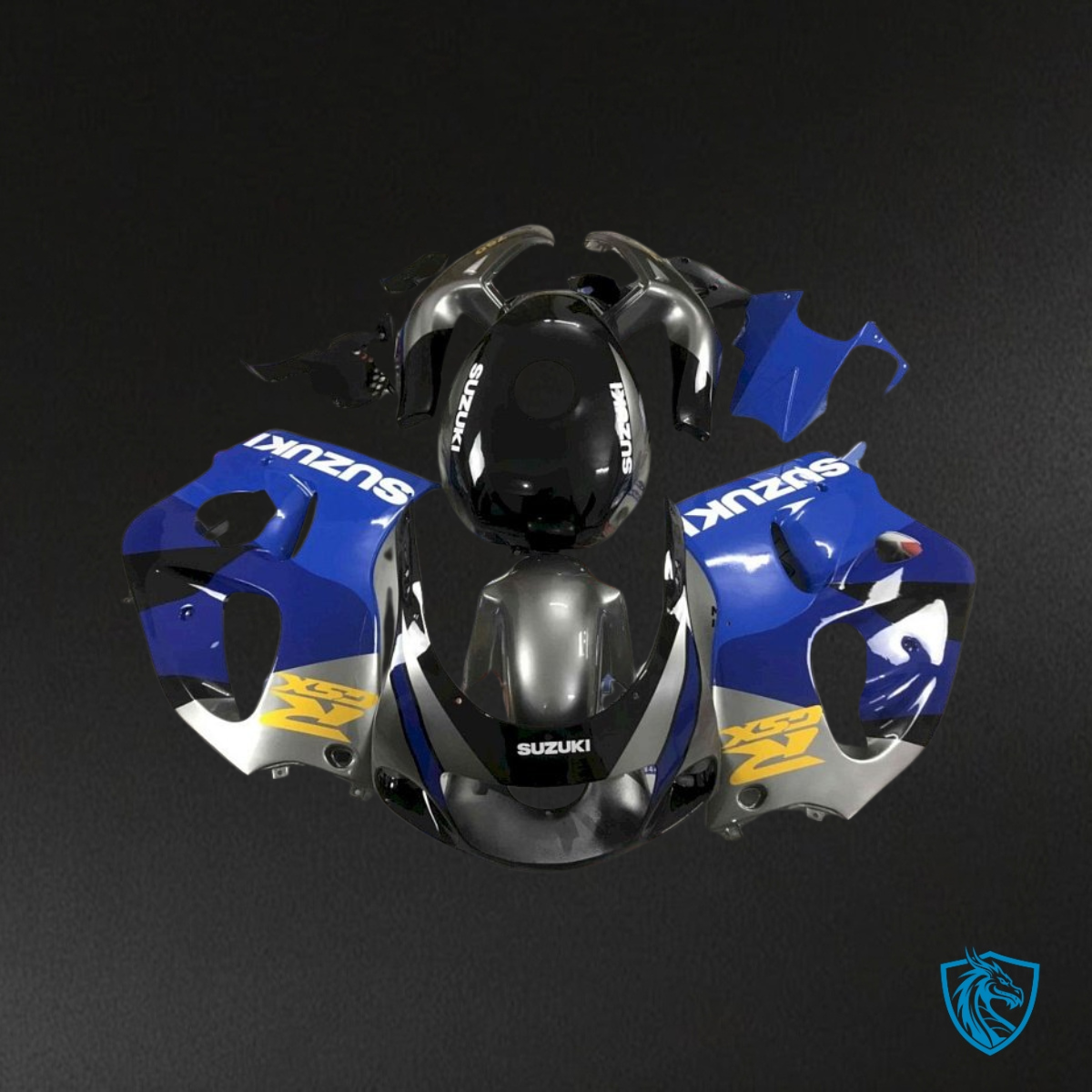 Suzuki GSXR600/750 (1997-2000) Blue & Black Fairings Kit | ABS Bodywork