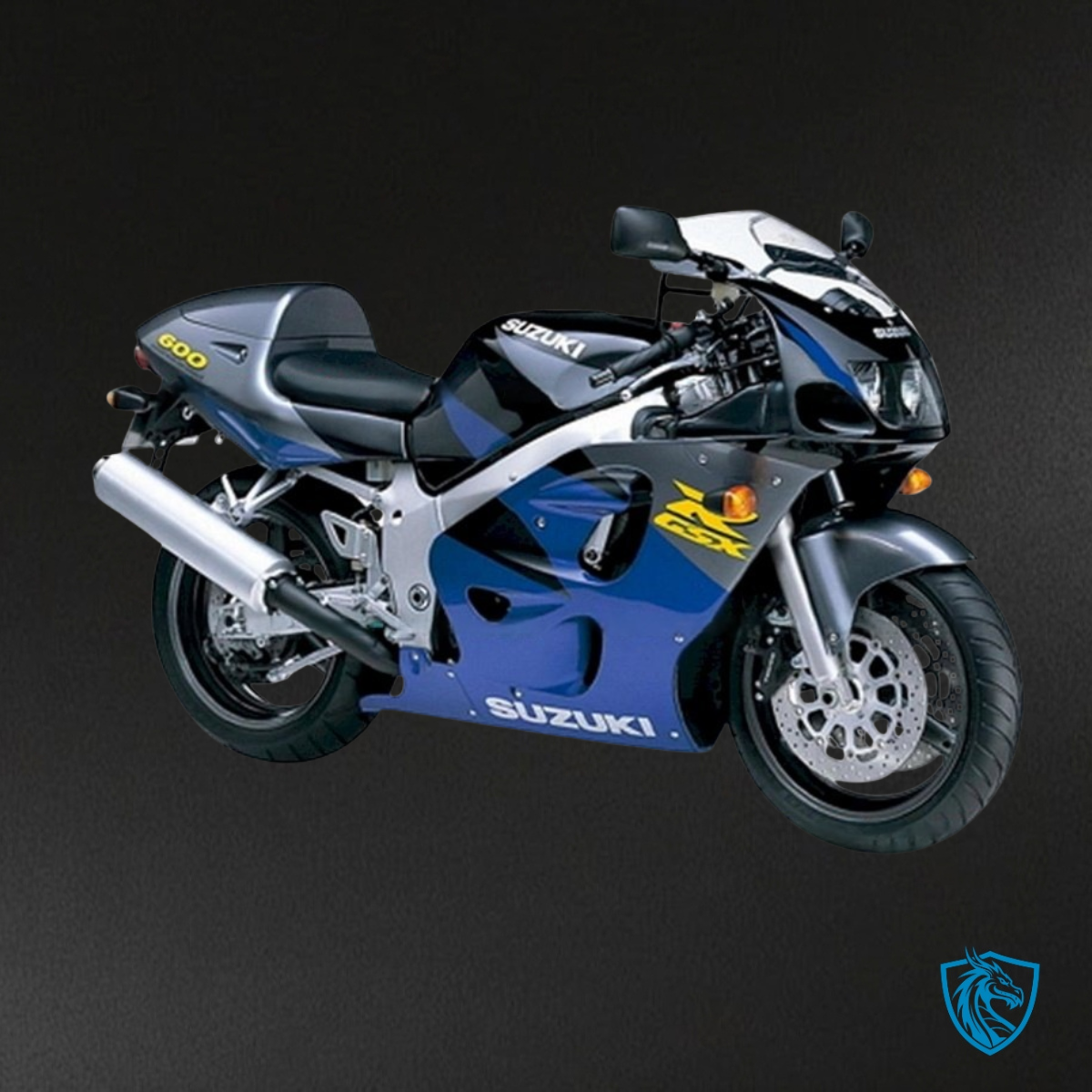 Suzuki GSXR600/750 (1997-2000) Blue & Black Fairings Kit | ABS Bodywork