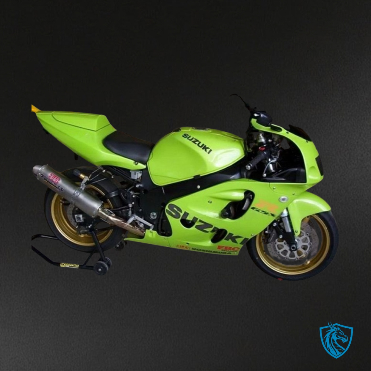 Suzuki GSXR600/750 (1997-2000) Green Fairing Kit - Aftermarket ABS Bodywork