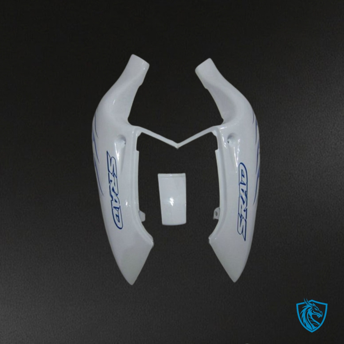 Suzuki GSXR600/750 (1997-2000) White & Blue Flame - Custom ABS Fairing Kit