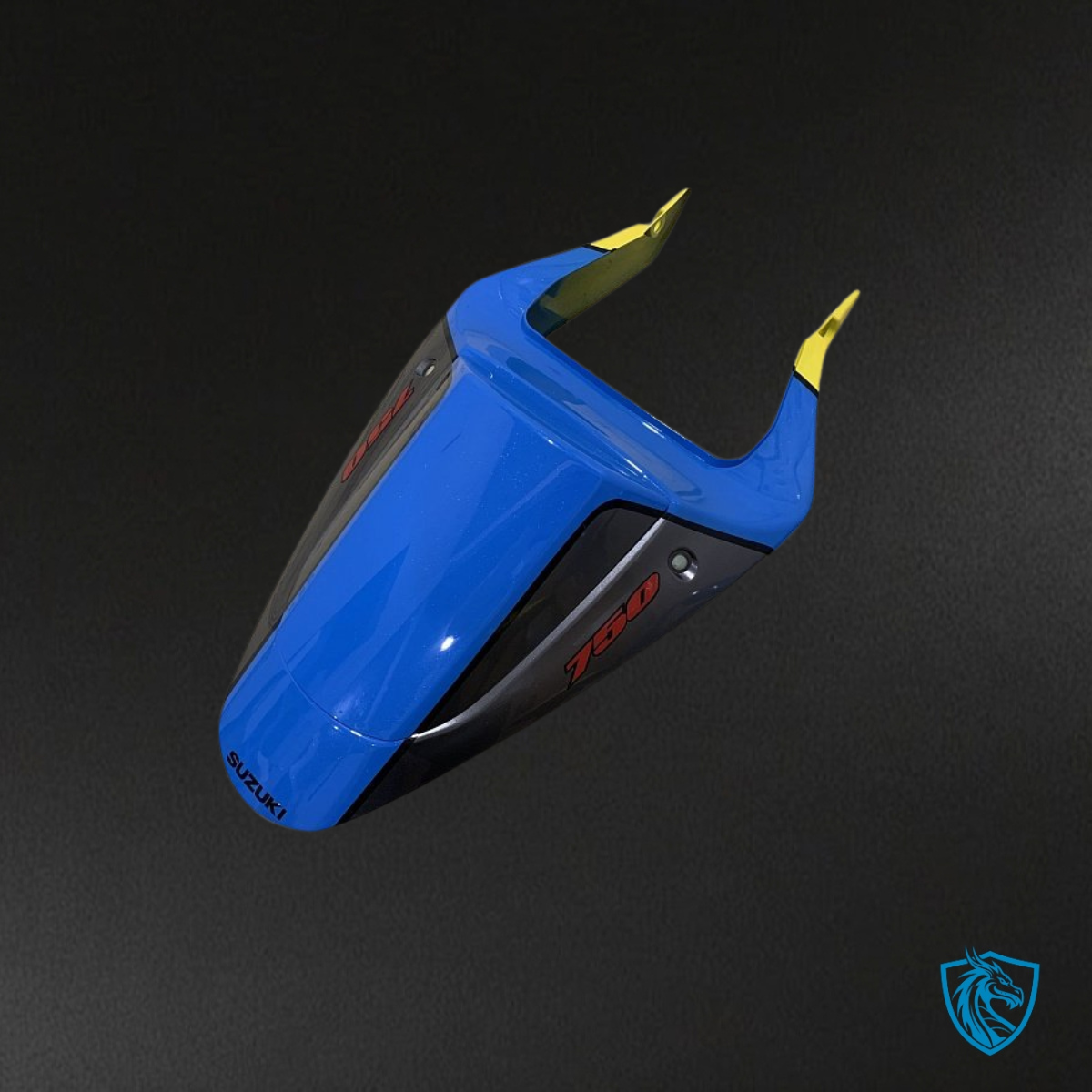 Suzuki GSXR600/750 (2001-2003) Blue, Yellow & Black Shark - MERGEment Motorcycle Fairings Kit