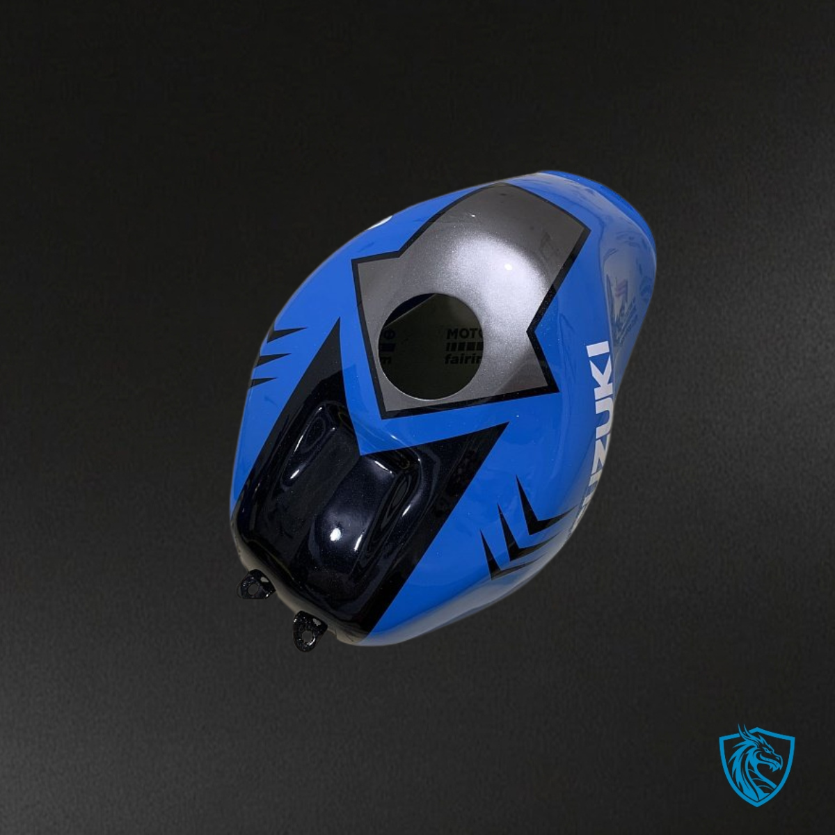 Suzuki GSXR600/750 (2001-2003) Blue, Yellow & Black Shark - MERGEment Motorcycle Fairings Kit