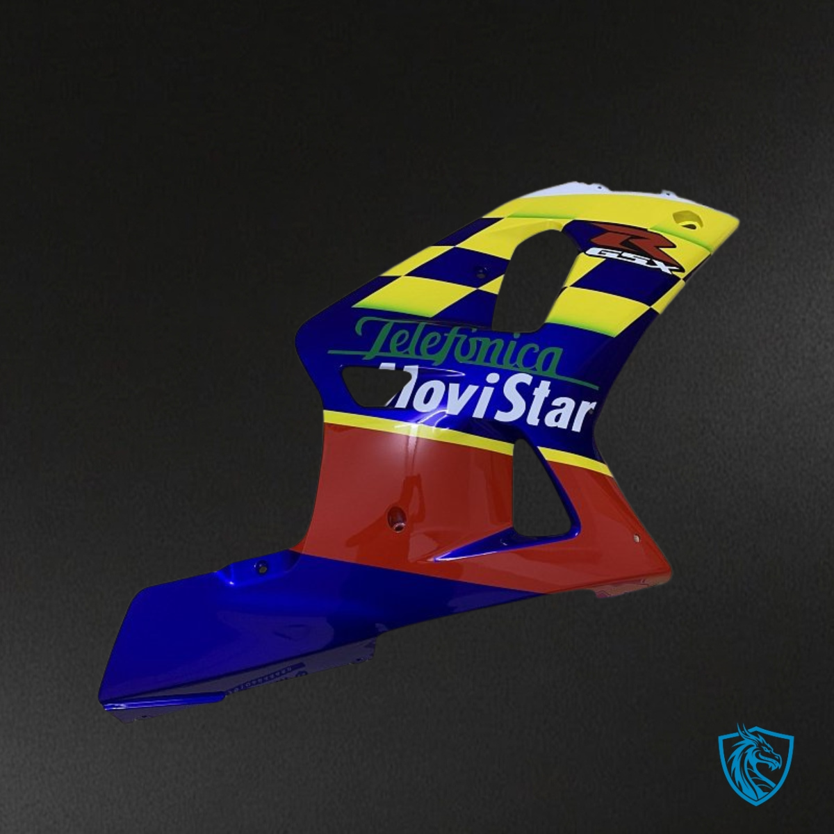 Suzuki GSXR600/750 (2001-2003) Blue Movistar Fairing Kit - Aftermarket ABS Bodywork