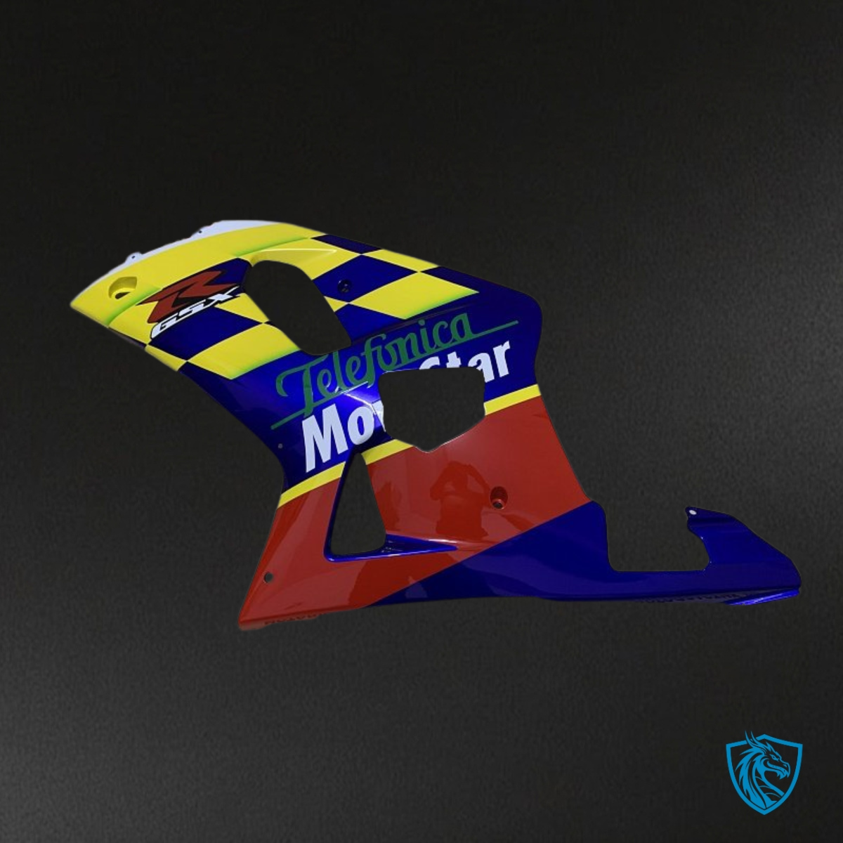 Suzuki GSXR600/750 (2001-2003) Blue Movistar Fairing Kit - Aftermarket ABS Bodywork