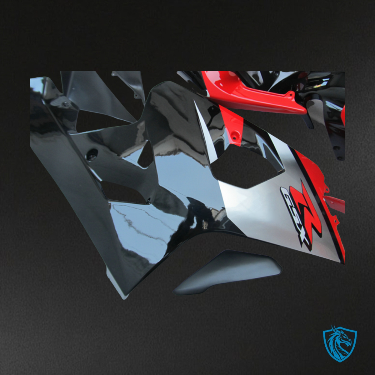 Suzuki GSXR600/750 (2001-2003) Red & Black Fairing Kit | ABS Bodywork