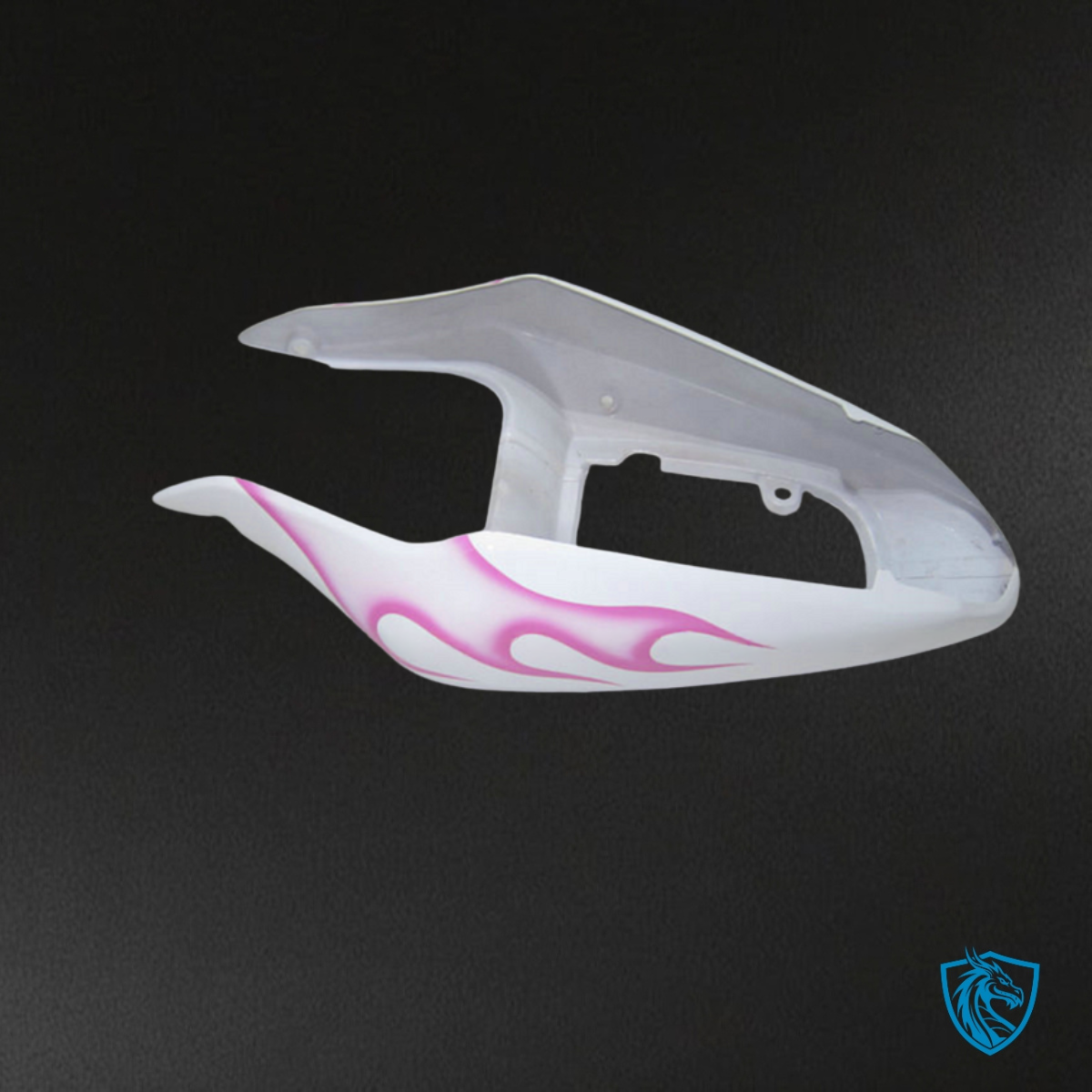 Suzuki GSXR600/750 (2001-2003) White & pink flame - MERGEment Motorcycle Fairings Kit