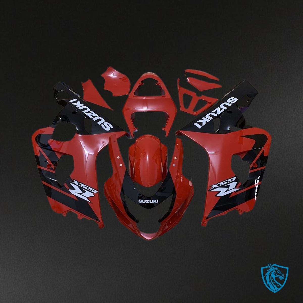 Suzuki GSXR600/750 (2004-2005) Red - Custom ABS Fairing Kit